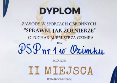 Drużyna z JEDYNKI na podium