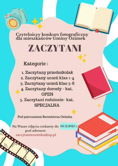 Zapraszamy do konkursu ZACZYTANI